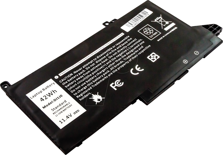 AKKU 54020 - Notebook-Akku für Dell, Li-Po, 3650 mAh