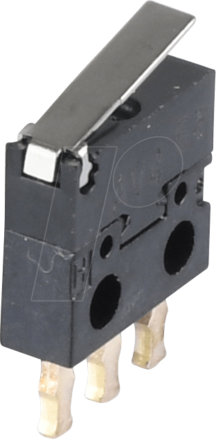 AV 4024 J - Snap-Action-Mikroschalter, 1x UM, Flachhebel