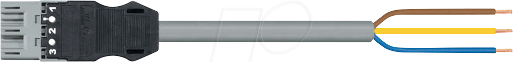 WAGO 771-9325-33 - WINSTA® MIDI Anschlussleitung, 3-pol, 3m