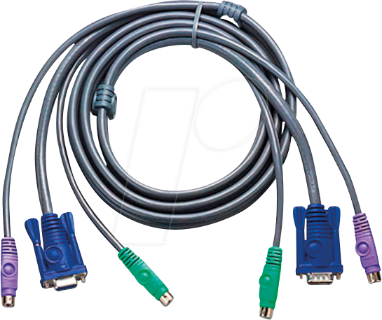 ATEN 2L-5003PC - KVM Kabel, VGA, PS/2, 3 m