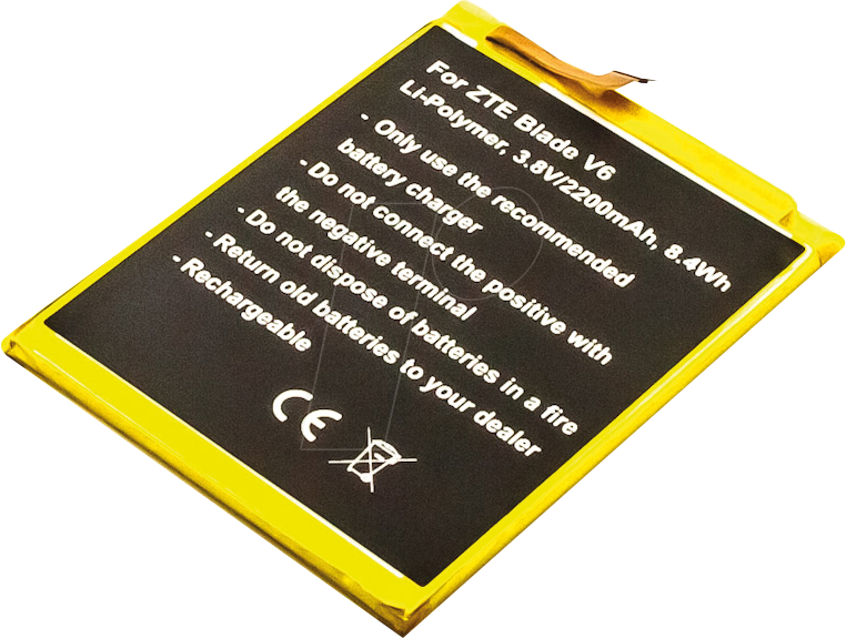 AKKU 31077 - Smartphone-Akku für ZTE-Geräte, Li-Po, 2200 mAh