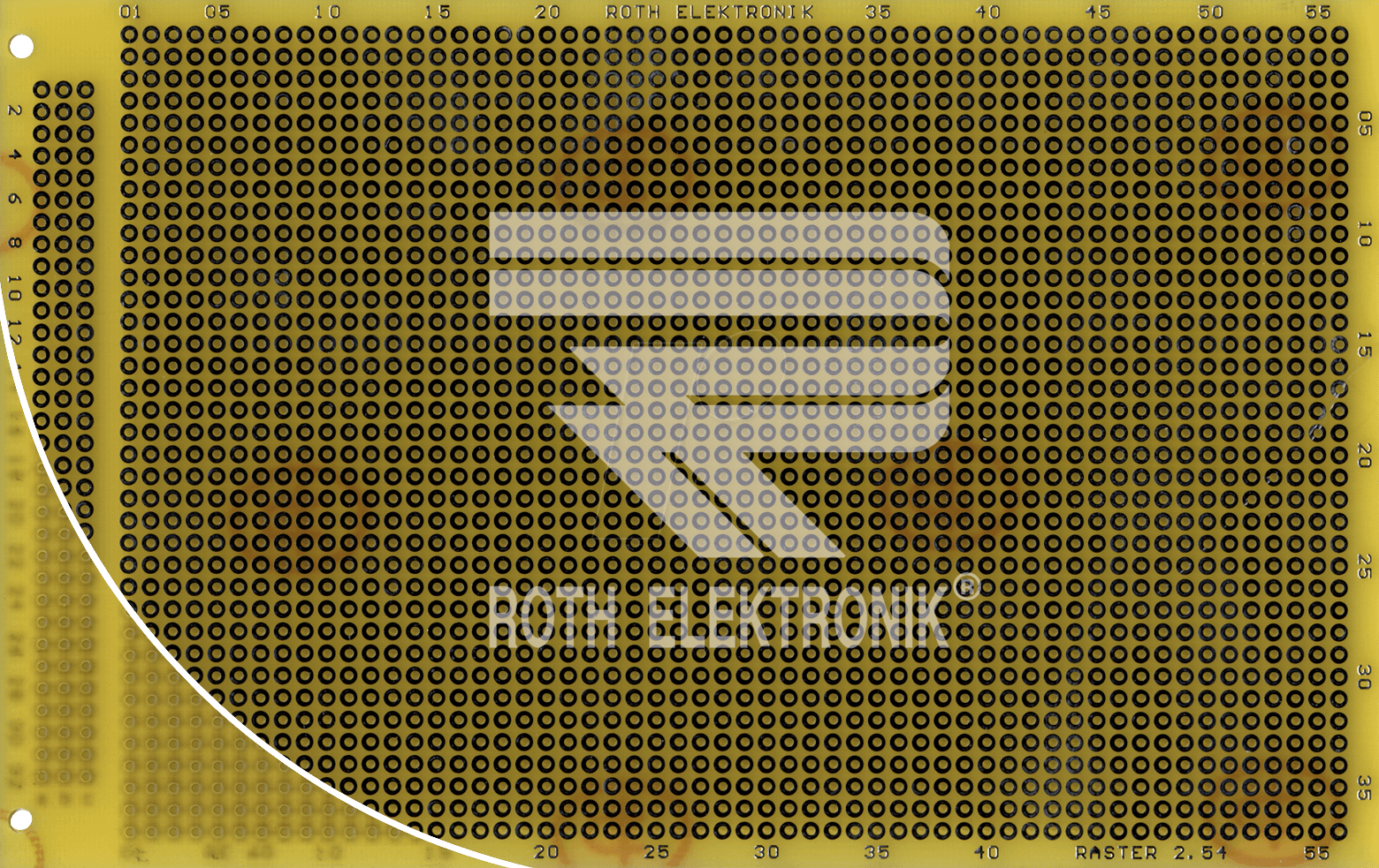 RE 060LF - Laborkarte FR4 RM 2,54 mm 32/64/96-pol.