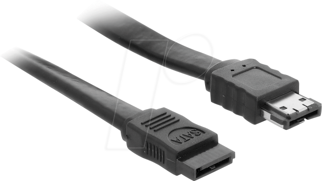 DELOCK 85810 - Kabel SATA 3 Gb/s Buchse > eSATA Buchse 1 m schwarz