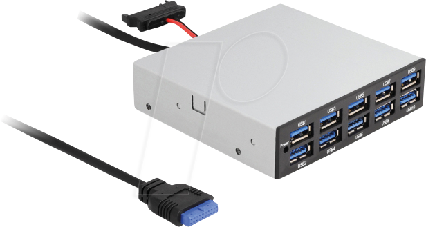 Thumbnail - DELOCK 64208 - Front Panel 3.5'' 10x USB 3.0 Typ-A