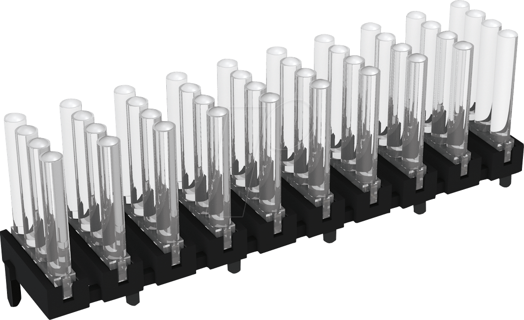 MEN 1296.8104 - Lichtleiter, SMD, 10x4-fach 15mm, ø 2mm, stehend