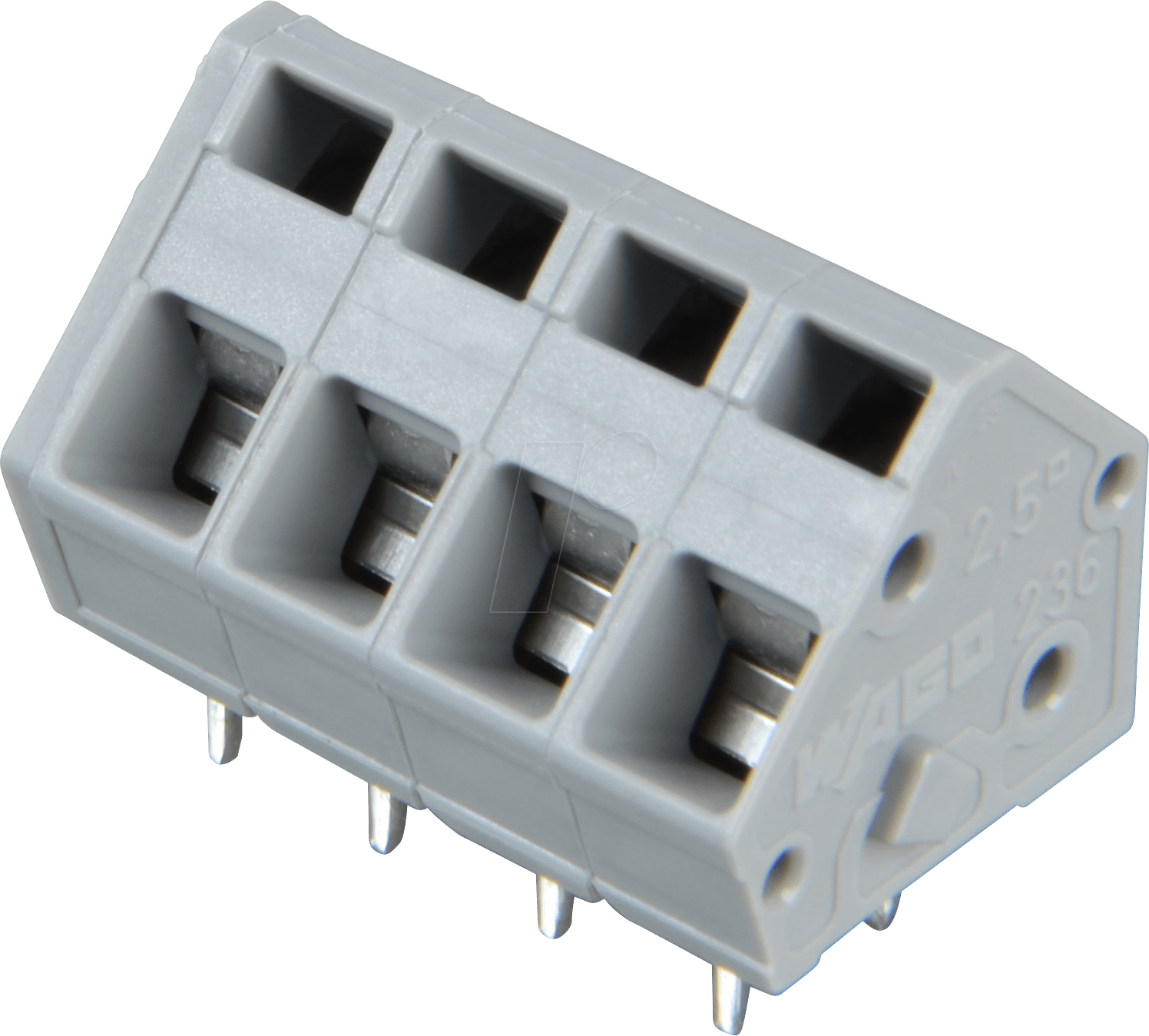 WAGO 236-404 - Klemmleiste, RM 5,08, 4-polig