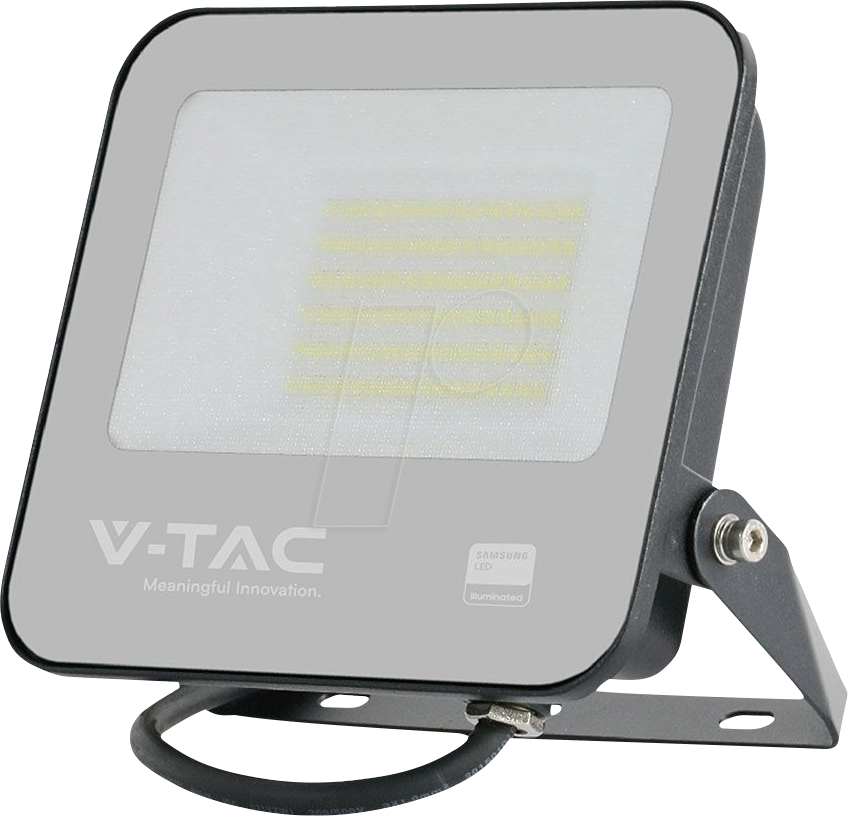 VT-23688 - LED-Flutlicht, 50 W, 4270 lm, 4000 K, grau