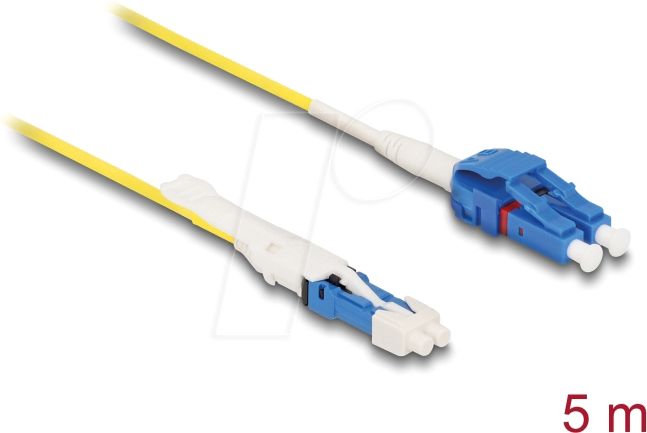 Thumbnail - DELOCK 88317 - LWL Kabel, CS / LC Duplex UPC, G657A2 / OS2 Uniboot 5 m