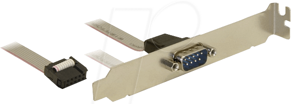 DELOCK 82768 - PC-Slotblech > 1 x Seriell - COM Port