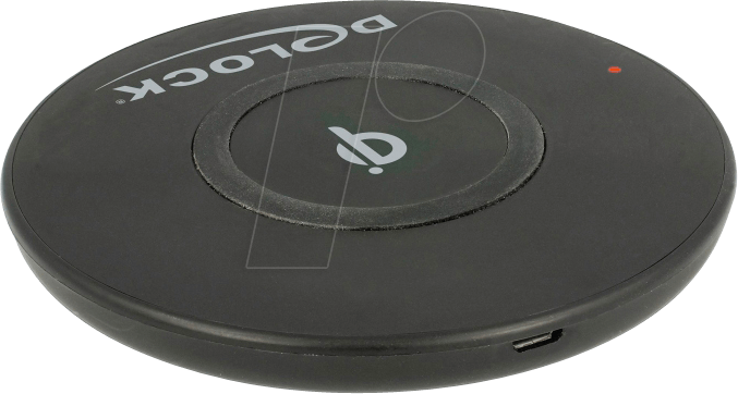 DELOCK 65917 - Qi-Ladegerät, 5 V, 10 W, Schnelllademodus, schwarz