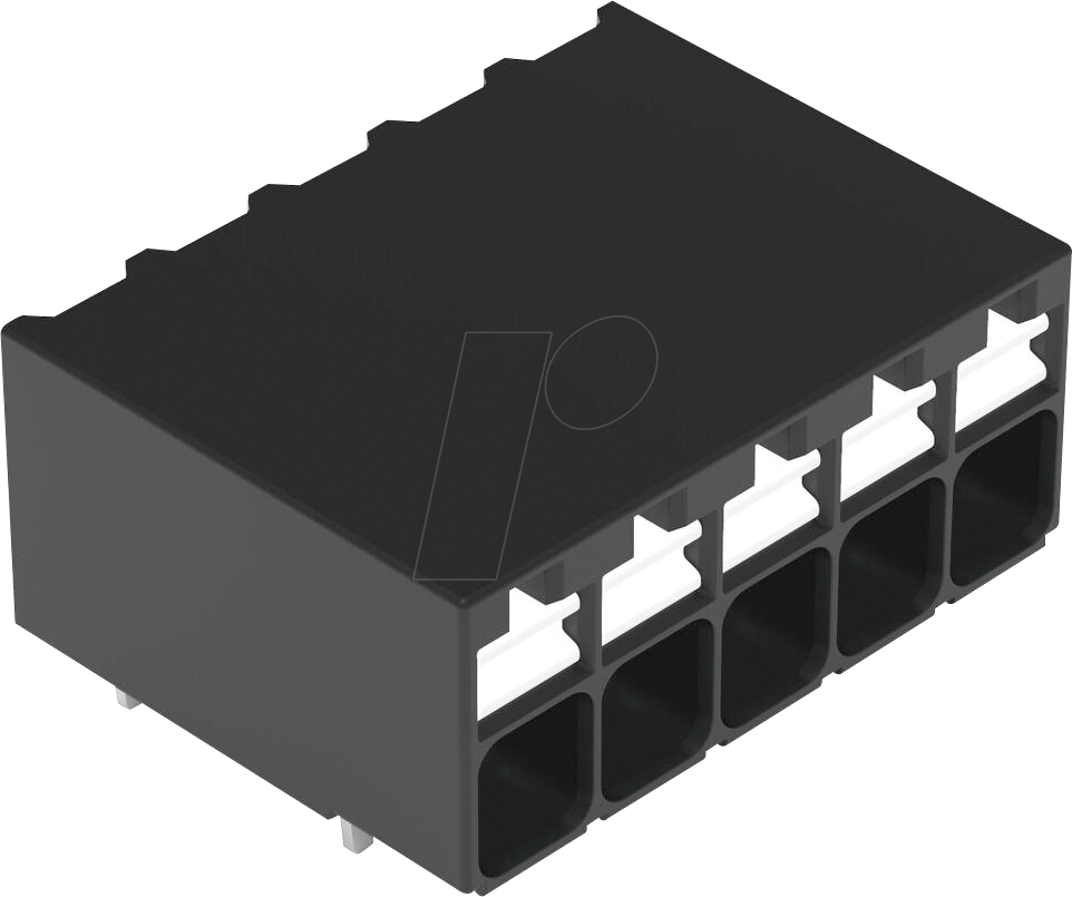 Thumbnail - WAGO 2086-1205 - THR-Leiterplattenklemme, Drücker, 1,5 mm², 5-polig