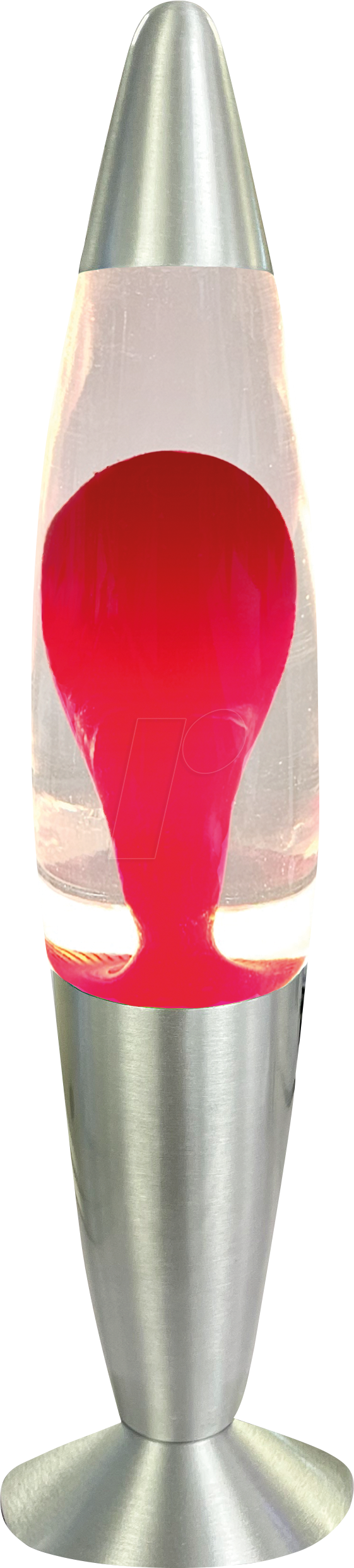 BLULAXA 50960 - LED Lavaleuchte, 20 W, 339 x 62 mm, rotes Wachs + klare Flüssigk