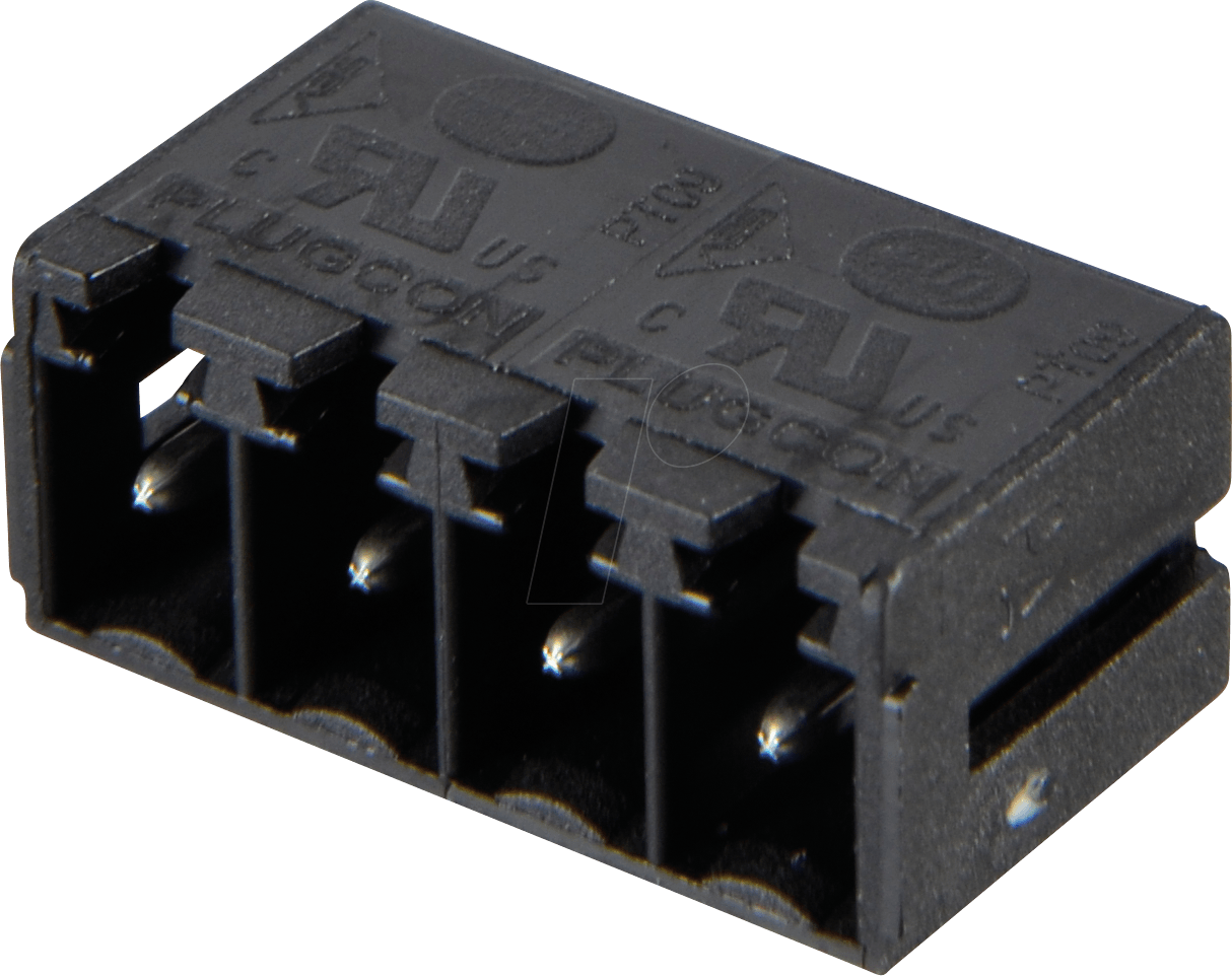 AKL 383-04 - Wannenstecker für AKL 369, 4-pol, RM3,81