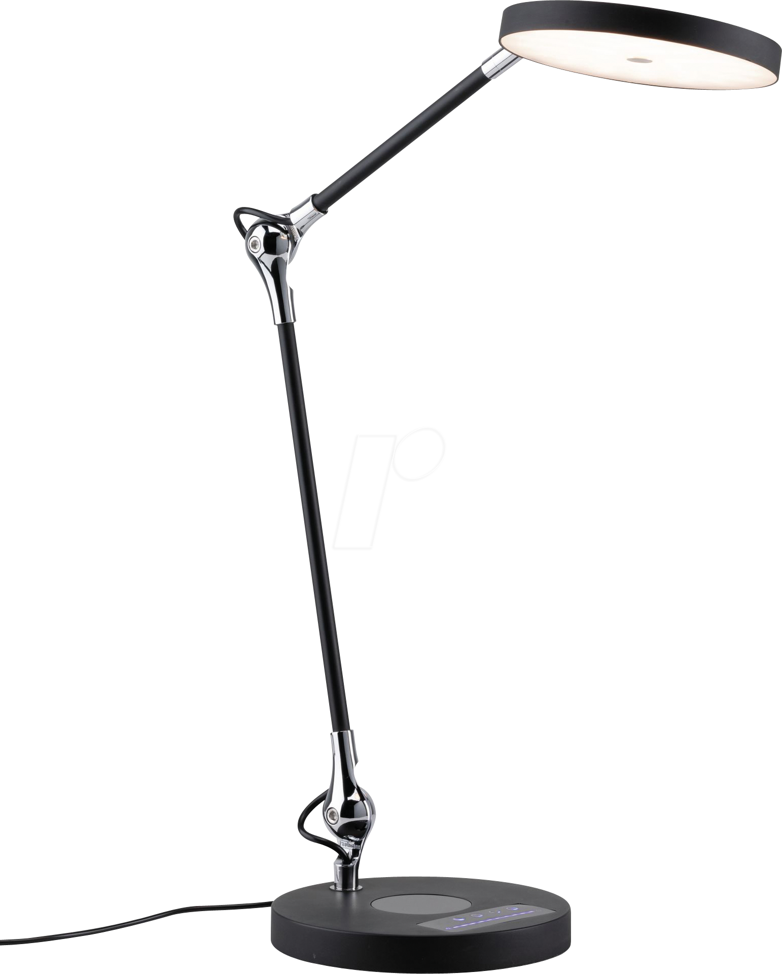 PLM 78910 - LED-Schreibtischlampe, Numis mit QI Lader, schwarz
