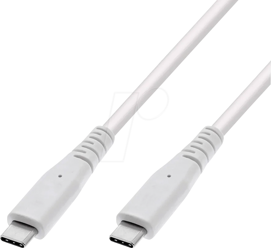 Thumbnail - VALUE 11999065 - USB 10 Gb/s Kabel, C Stecker auf C Stecker, 60W, weiß, 3,0 m