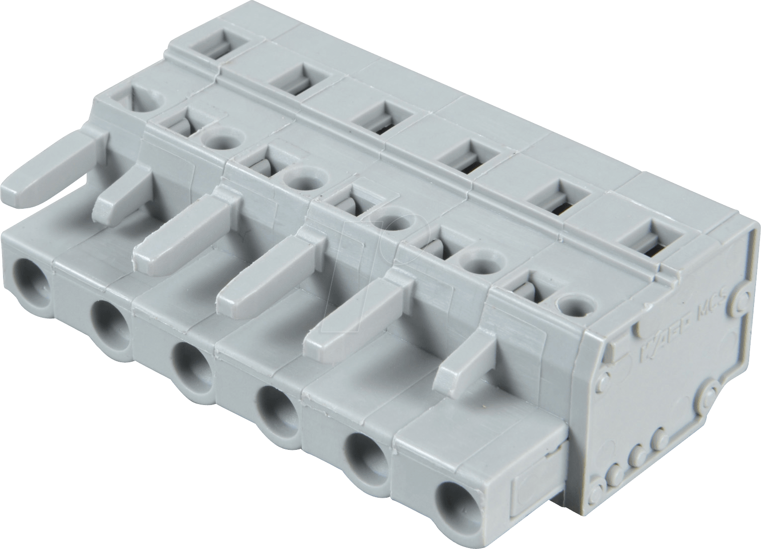 WAGO 231-206 - Federleiste 6-polig, RM 7,5 mm