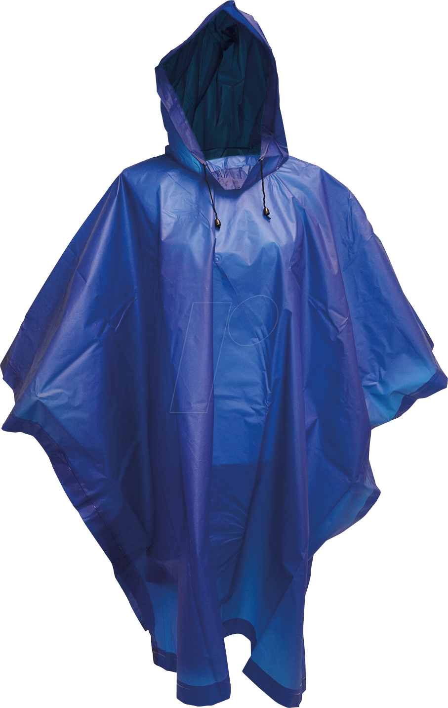 BIKE 46851 - Fahrrad - Regenponcho mit Kapuze u. Kordelzug, blau