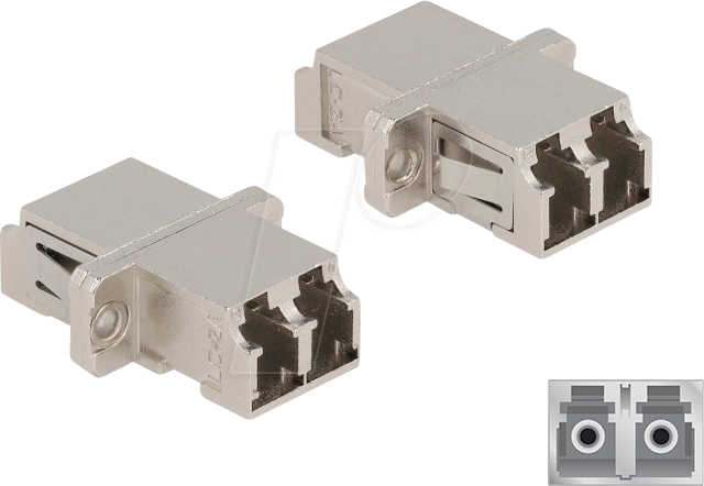 DELOCK 86874 - LWL Kupplung LC/LC Duplex