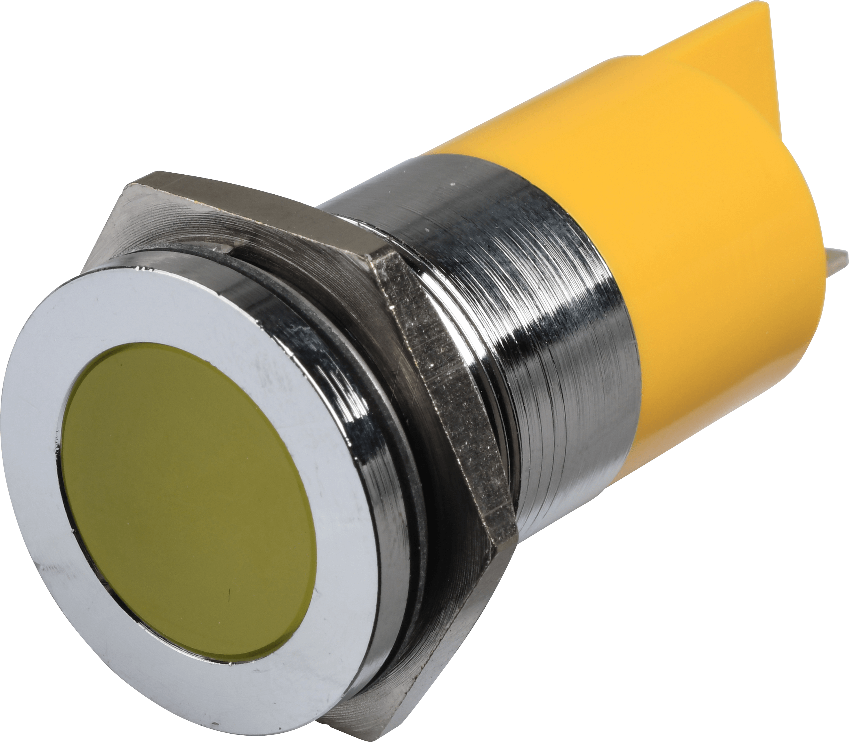 APM Q22F1C Y24E - LED-Signalleuchte, gelb, 24 V, Ø 22 mm, bündig, FASTON