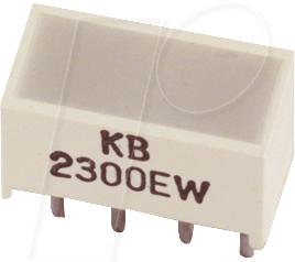 FW-LED 5X10 RT - Flächen-LED, 25 mcd, 5x10 mm, rot