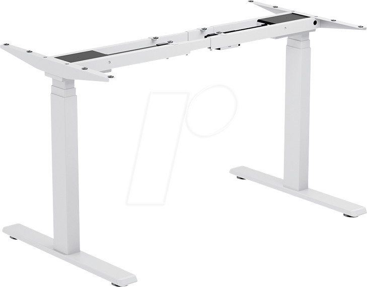 LOGILINK EO0051W - Elektrisch verstellbares Schreibtischgestell, 2 Motoren