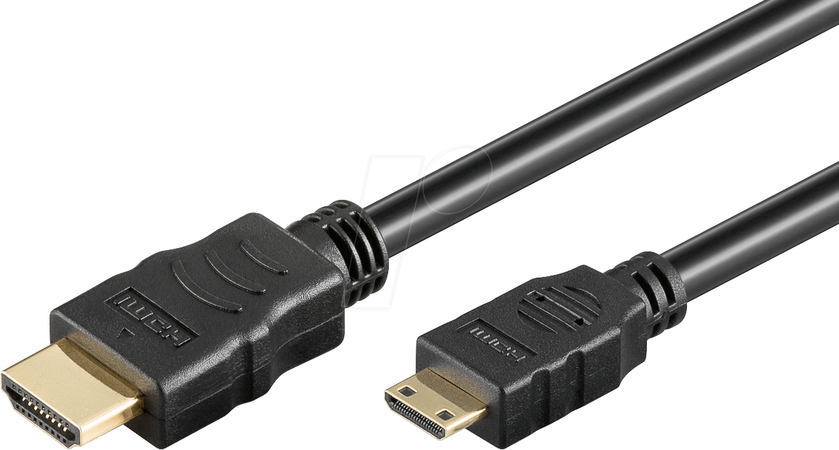 Thumbnail - AK HDMI 100AC - High Speed HDMI Kabel mit Ethernet, A->C, 1 m