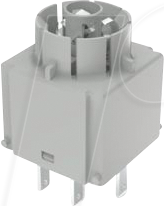 RAFI 20.122.042 - RAFIX 16, Schaltelement Standard, Silber, mit Lampenfassung