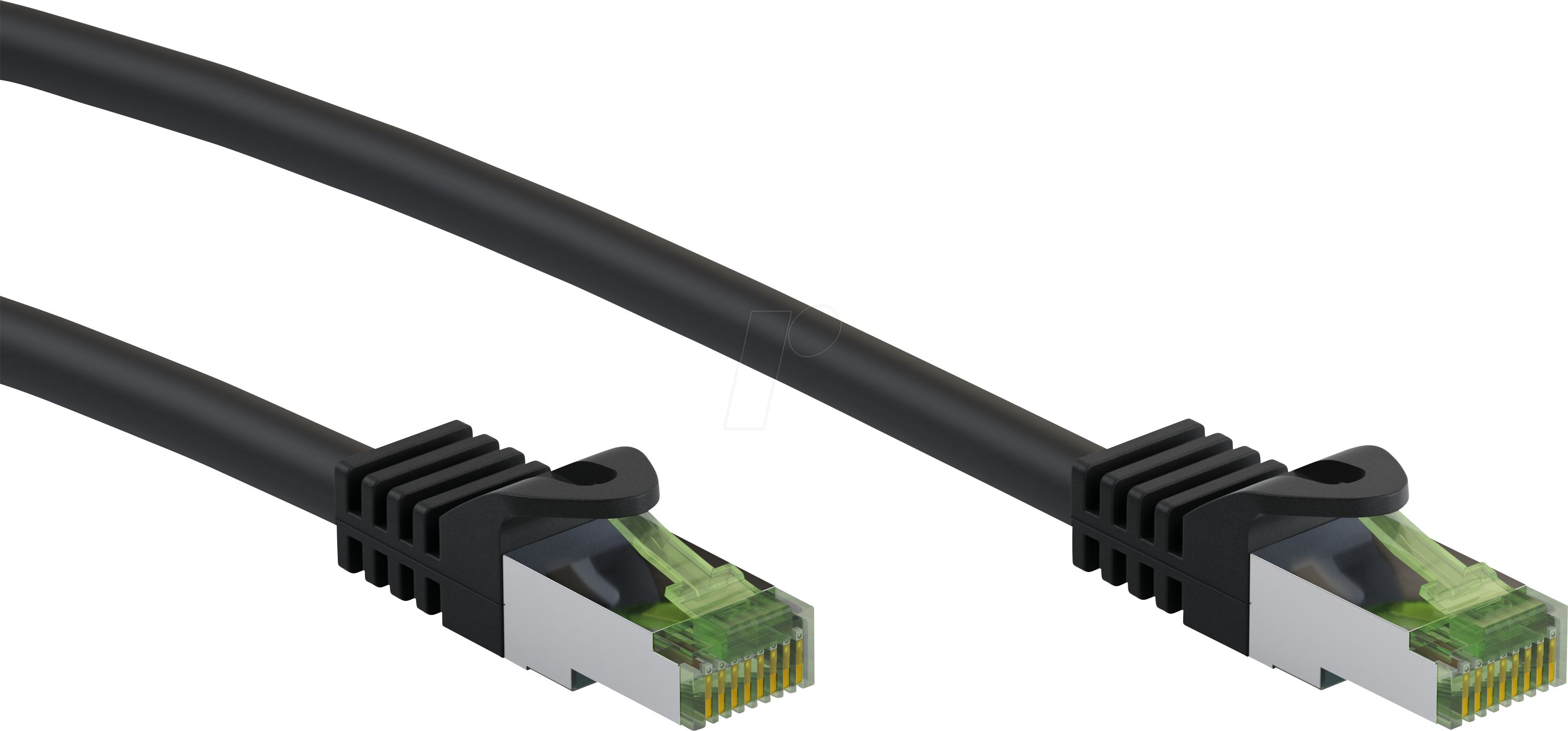 GOOBAY 61093 - Cat.8.1 Patchkabel, S/FTP (PiMF), CU, schwarz, 1 m