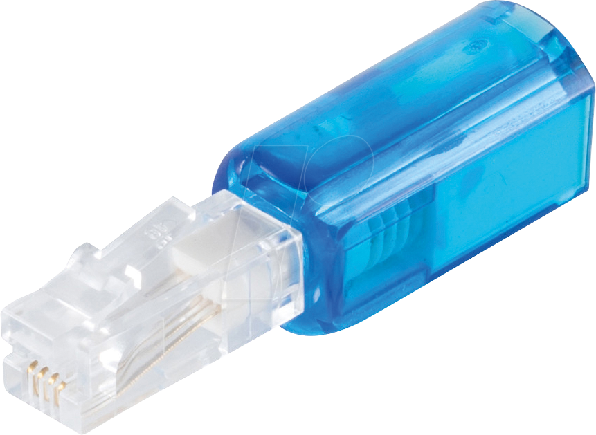 SHVP BS71216-B - Twist-Stop, schmale Ausführung, blau-transparent