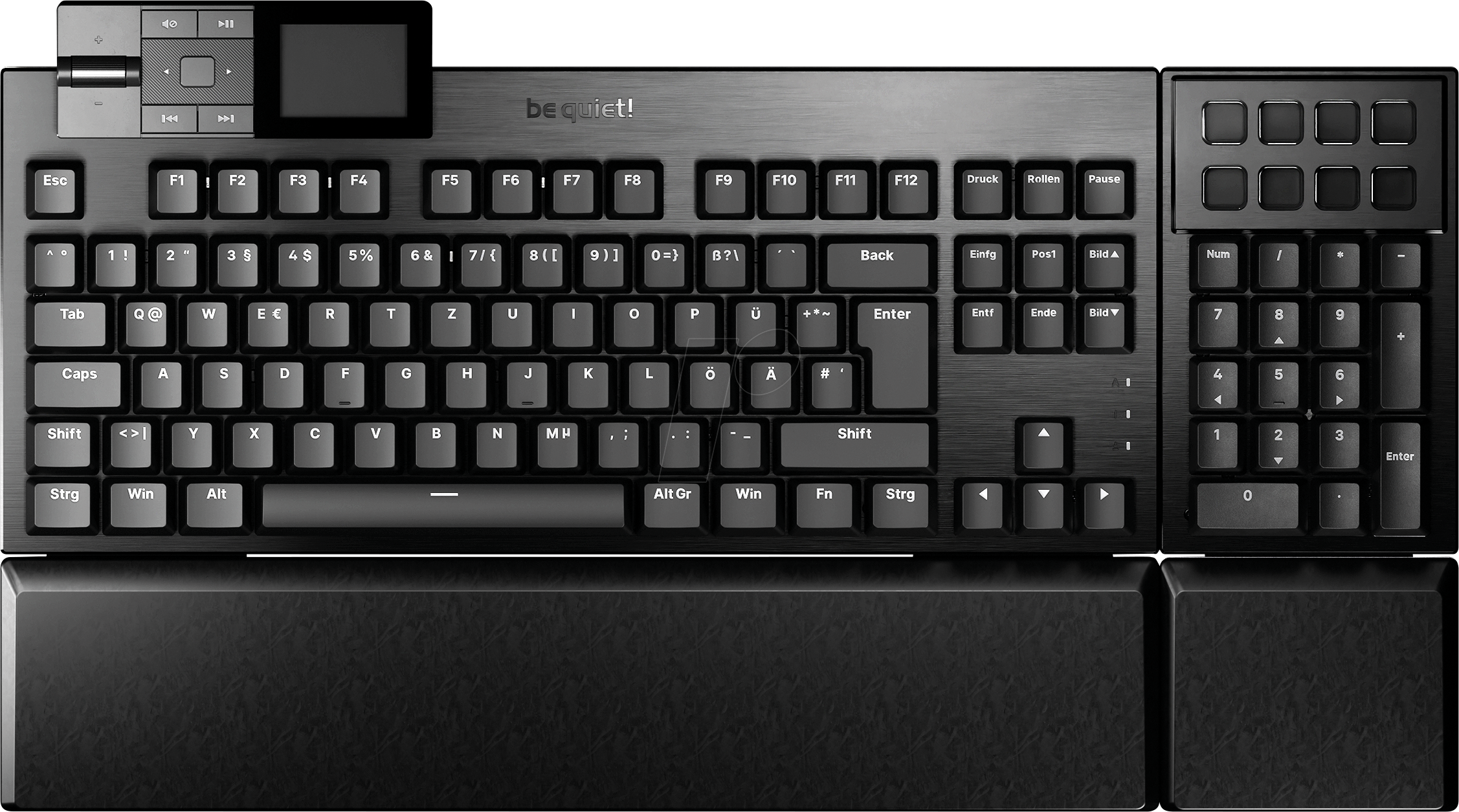 BQT BT002 - Gaming-Tastatur, USB, RGB, MX Silent Tactile, DE