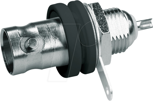 TG 100023405 - BNC-Einbaubuchse, isoliert mit Isolierscheiben