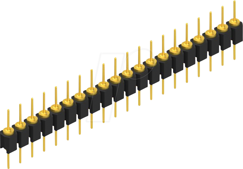 FIS MK05 20G - Stiftleiste, 1-reihig, 1 x 20 - 2,54 mm
