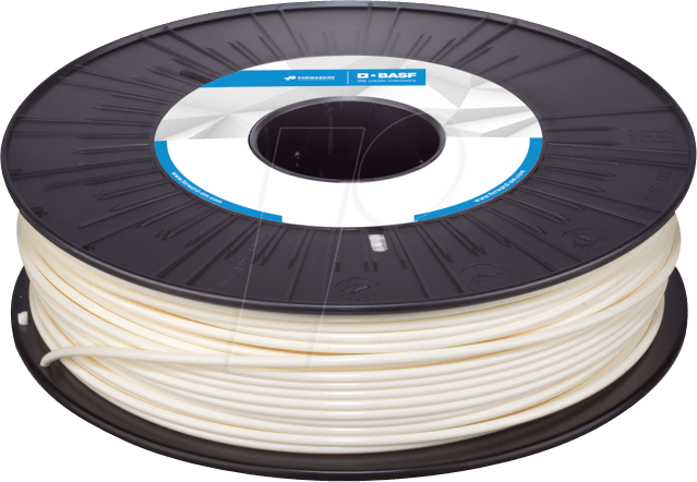 BASFU 20070 - Filament, PLA, weiß, 1,75 mm, 750 g