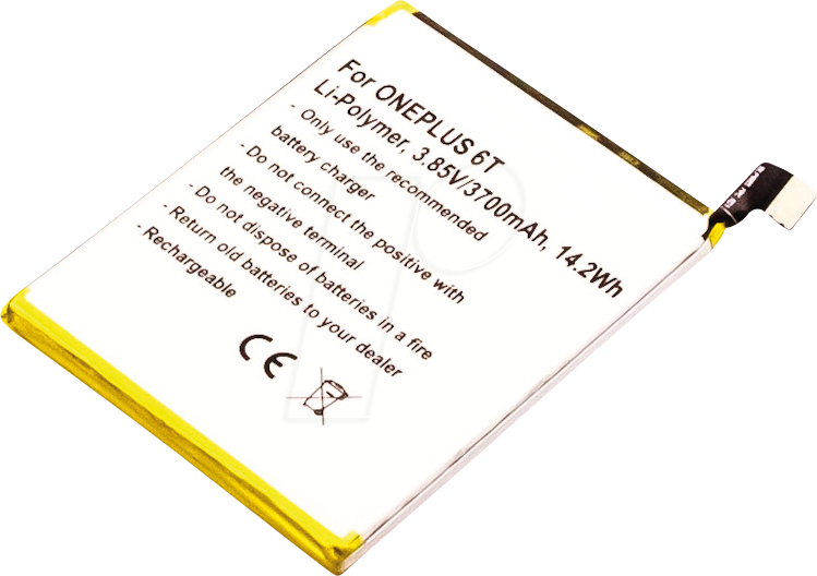 AKKU 13406 - Smartphone-Akku für ONEPLUS-Geräte, Li-Po, 3700 mAh