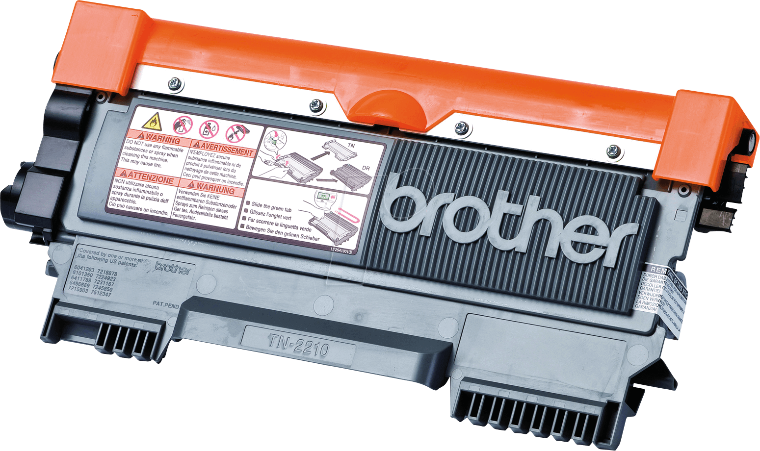 TONER TN 2210 - Toner, Brother, schwarz, TN-2210, original