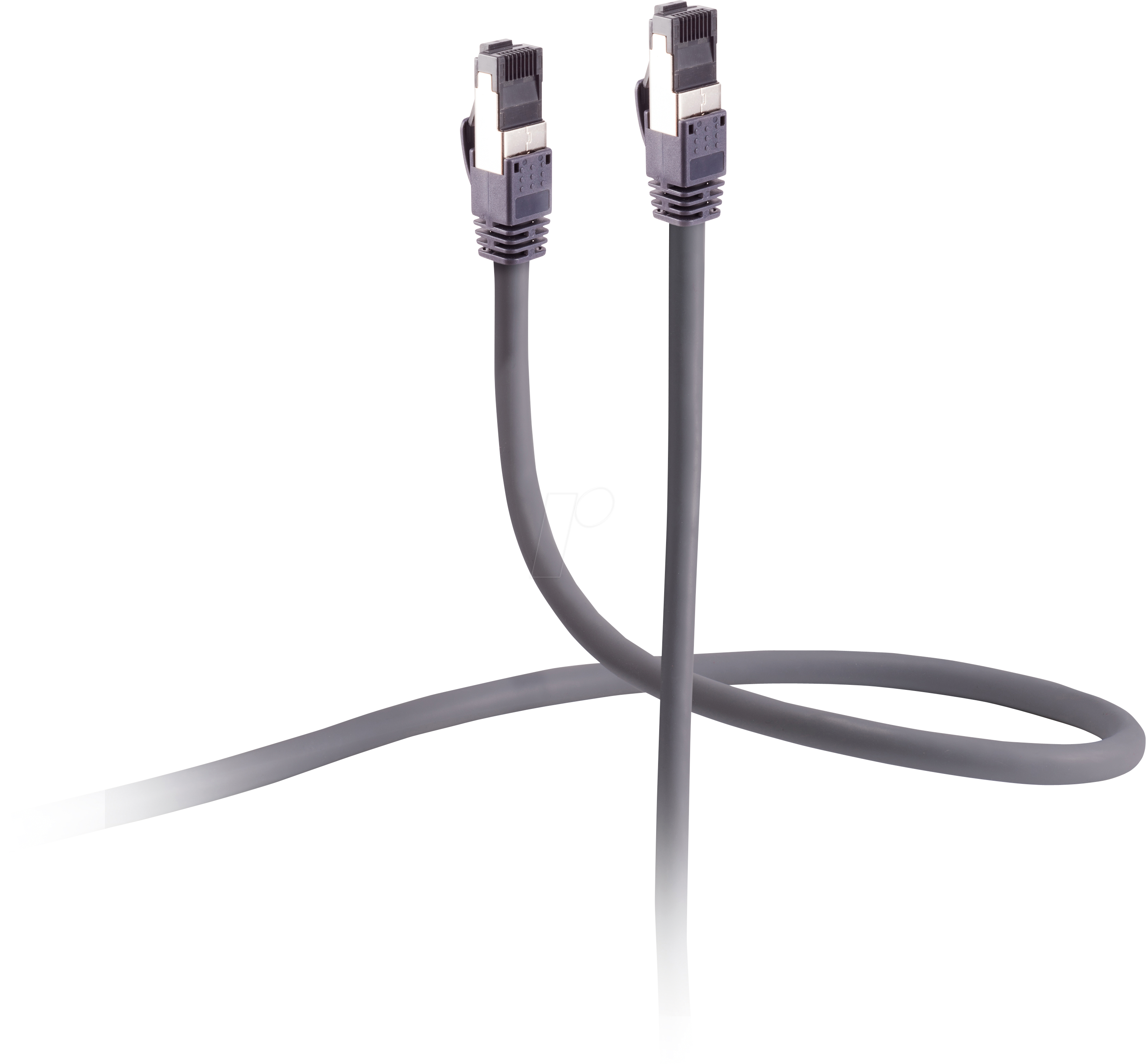 Thumbnail - FLX FL31-59150 - Patchkabel Cat.6a, stahlarmiert, U/FTP, grau, 1,5 m