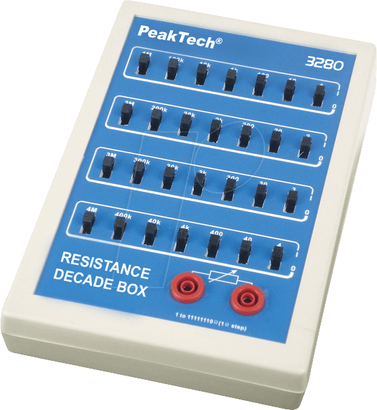 PEAKTECH 3280 - Widerstandsdekade, 7-fach