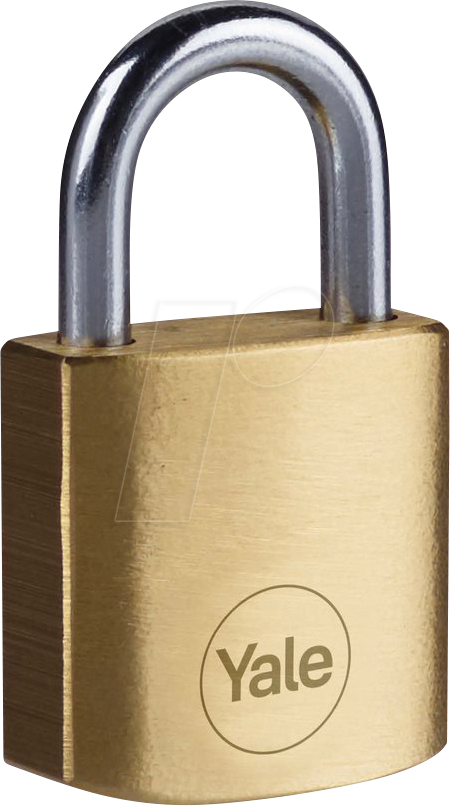 YE Y110B251131B - Vorhängeschloss, Messing, 25 mm