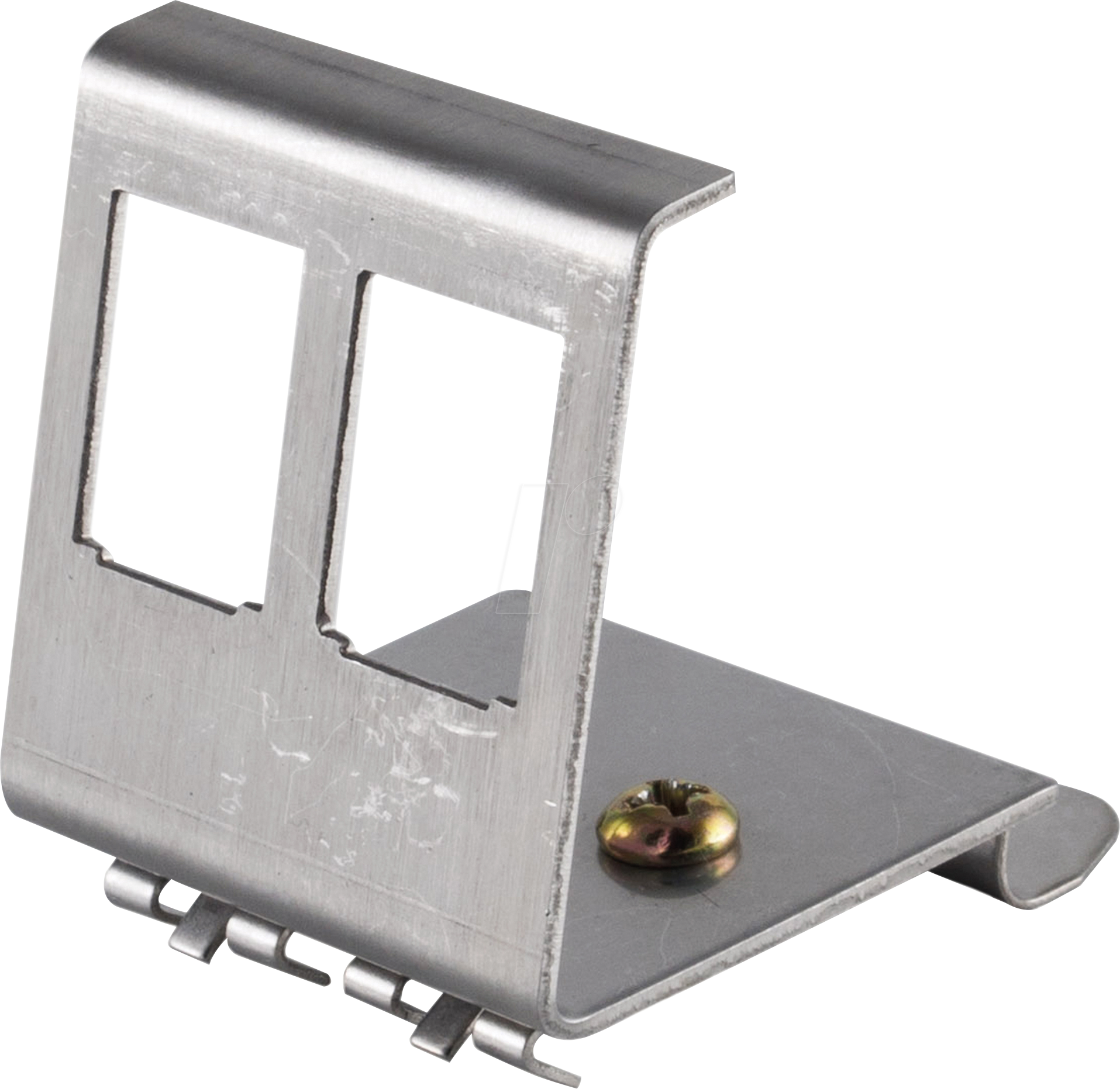 Thumbnail - SHVP BS08-10022 - Keystone Halterung für Hutschiene, 2 Port, STP