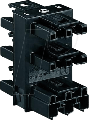 WAGO 770-608 - WINSTA® MIDI Verteiler, 3-pol, 5-Fach