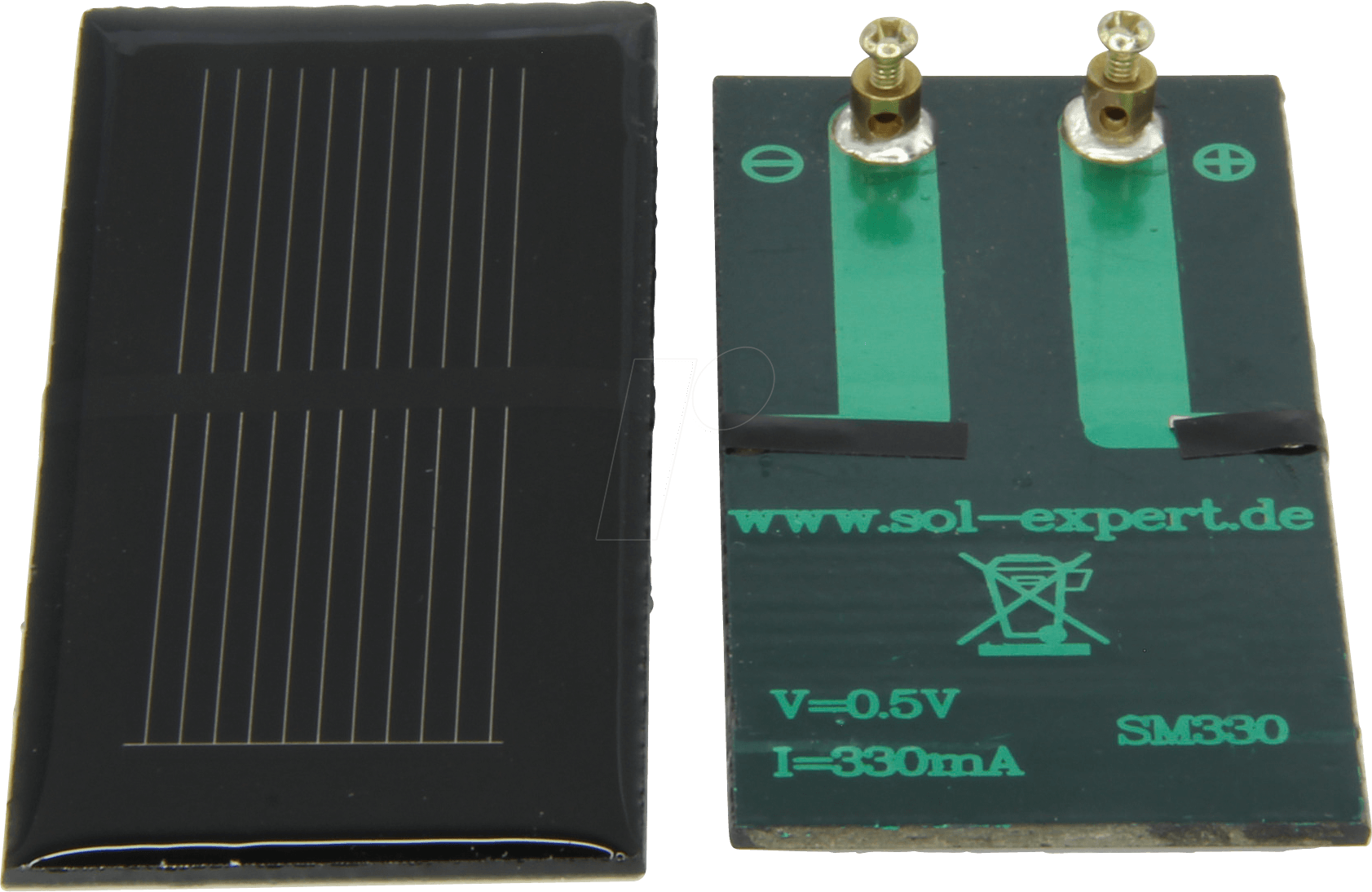 SOLAR SM330 - Solarzelle, vergossen, 0,5 V, 0,33 A