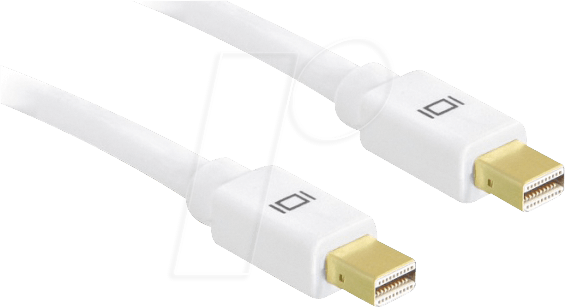 DELOCK 82775 - DisplayPort Kabel, mini DisplayPort 1.2 Stecker, 4K, 1,5 m, weiß