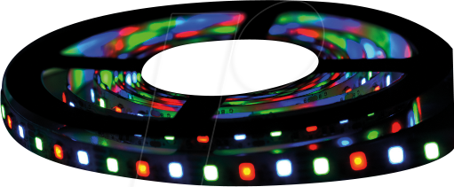 BLULAXA 49143 - LED-Streifen, RGB, 3000 mm, inkl. Netzteil und Fernbedienung