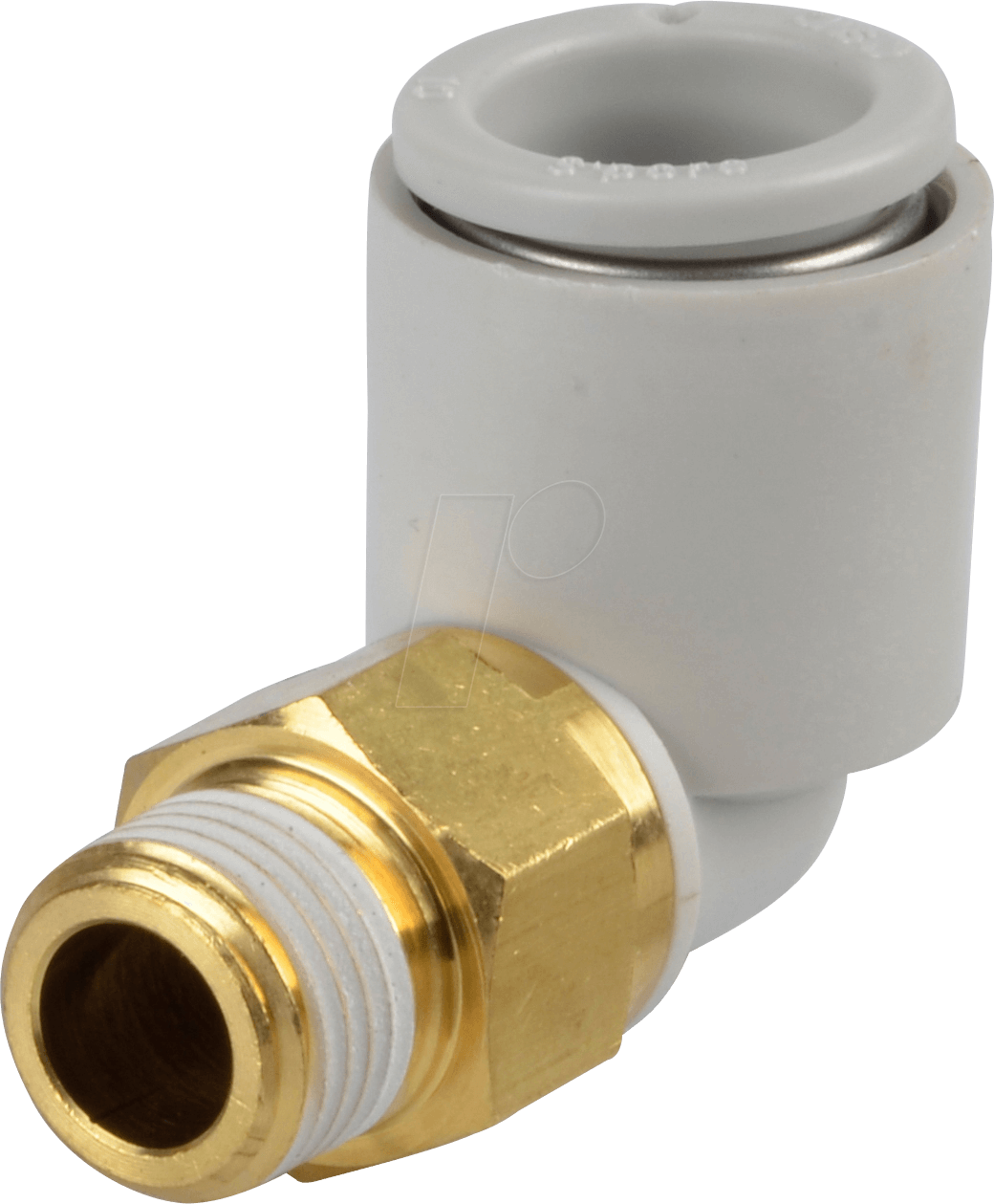 KQ2L10-01AS - Steckverschraubung, gewinkelt, 360° schwenkbar, R1/8 Ø 10 mm