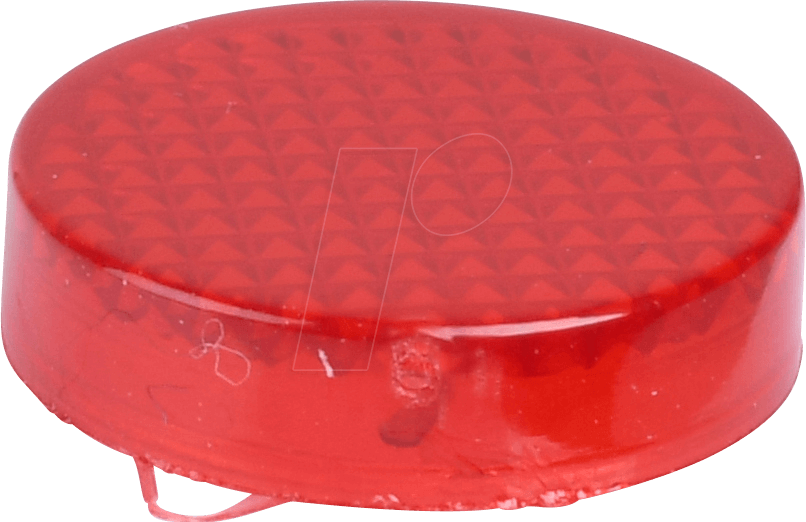 REFL KAPP ST RT1 - Reflektorabdeckkappe, Struktur, dunkelrot