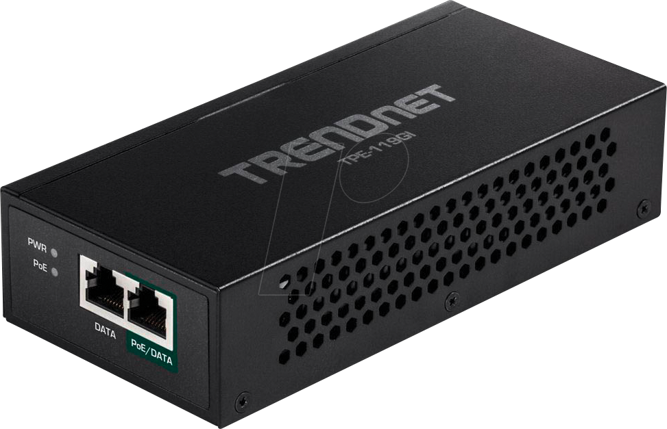 TRN TPE-119GI - Power over Ethernet (4PPoE) Gigabit Injektor