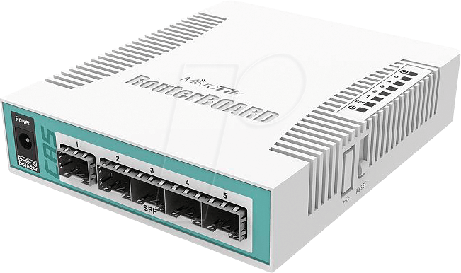 MTK CRS106-1C-5S - Cloud Router Switch 106-1C-5S QCA8511 400MHz