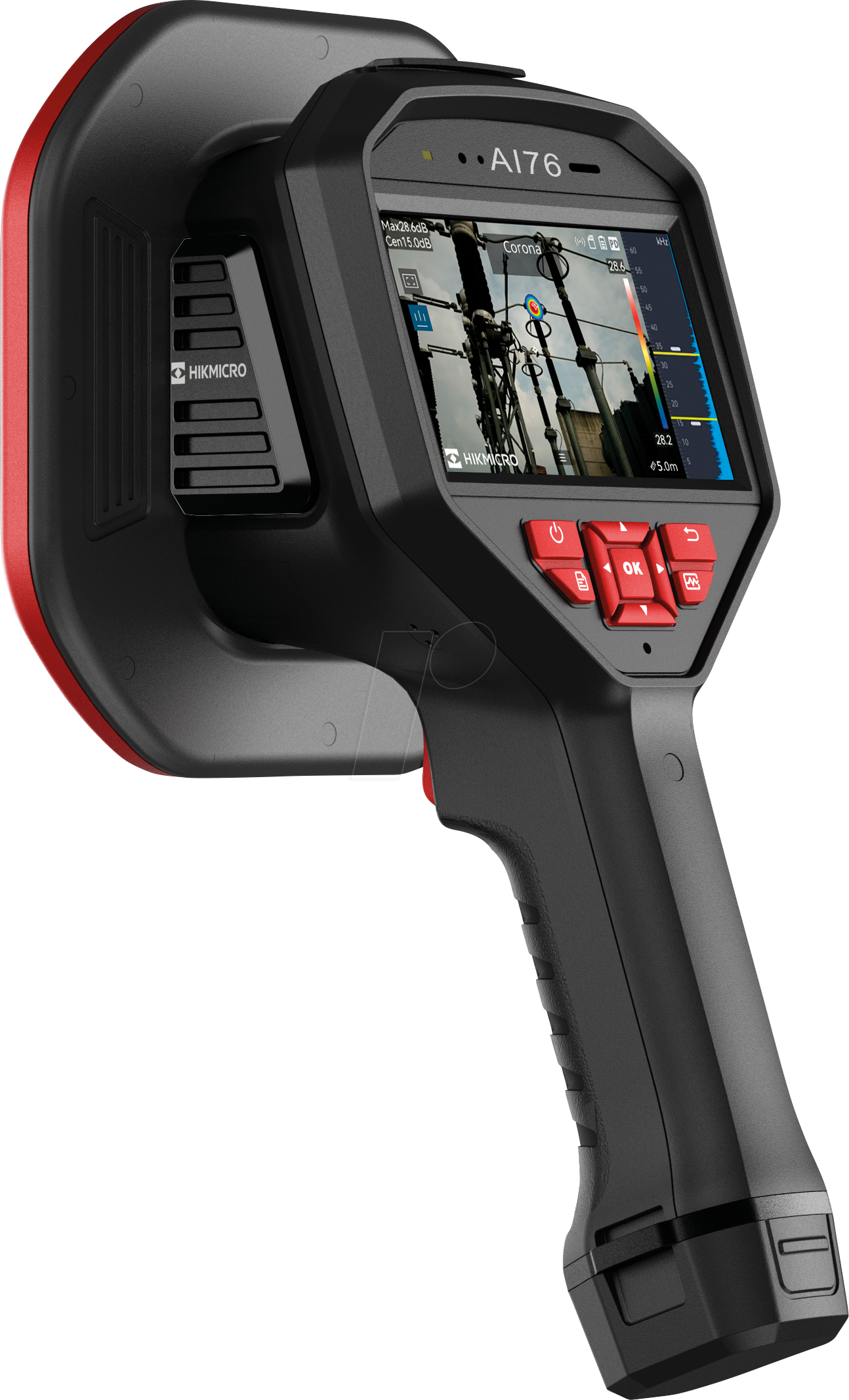 HIKMICRO AI76 - Akustische Bildgebungskamera AI76, 136 MEMS-Mikrofone