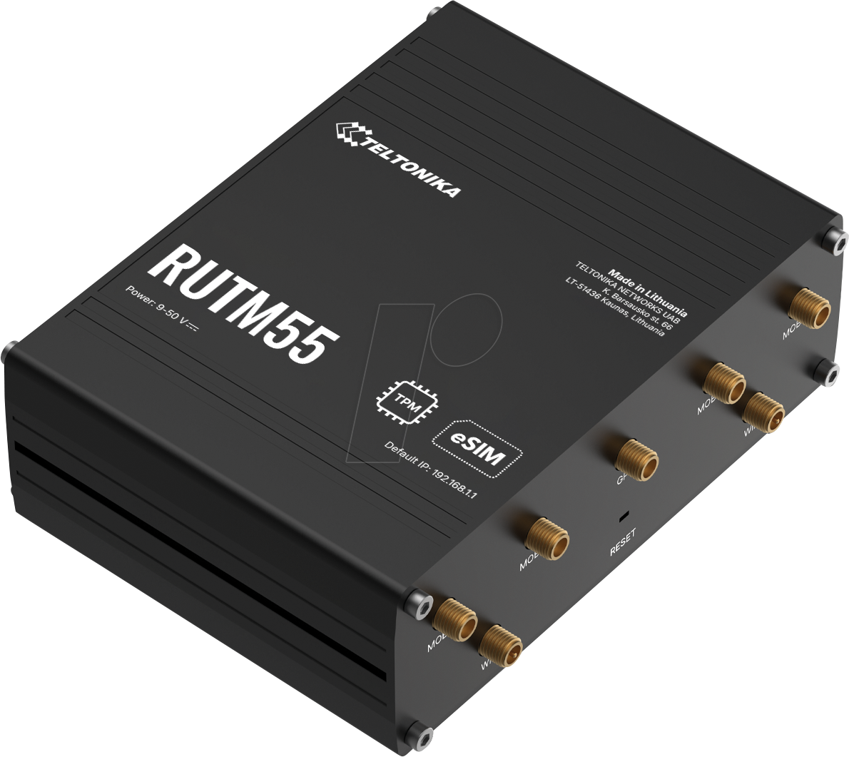 TELTONIKA RUTM55 - Industrial 5G Router, WLAN
