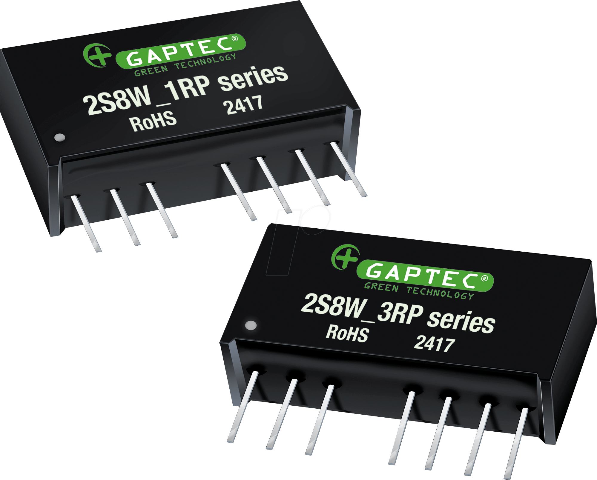 2S8W_0505S1RP - DC/DC-Wandler, 2 W, 5 V, SIL 8